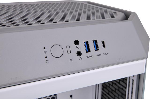 Alt view image 10 of 10 - Thermaltake Tower 300 Limestone Micro-ATX Case; 2x140mm CT Fan Included; Support Up to 420mm Radiator; Horizontal display capable with optional Chassis Stand Kit/Optional LCD Kit; CA-1Y4-00SIWN-00