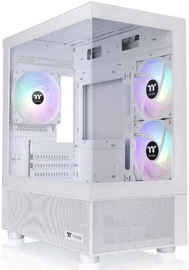 Main image of Thermaltake View 170 TG ARGB Snow Micro-ATX Case; 3x120mm ARGB Fans included; Supports Up to 280mm Radiator; Front & Side Dual Tempered Glass Panel; CA-1Z4-00M6WN-00; 3 Year Warranty