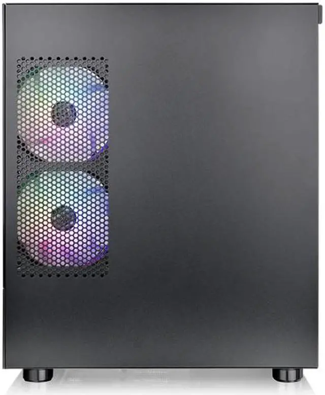 Alt view image 5 of 7 - Thermaltake View 170 TG ARGB Black Micro-ATX Case; 3x120mm ARGB Fans included; Supports Up to 280mm Radiator; Front & Side Dual Tempered Glass Panel; CA-1Z4-00M1WN-00; 3 Year Warranty