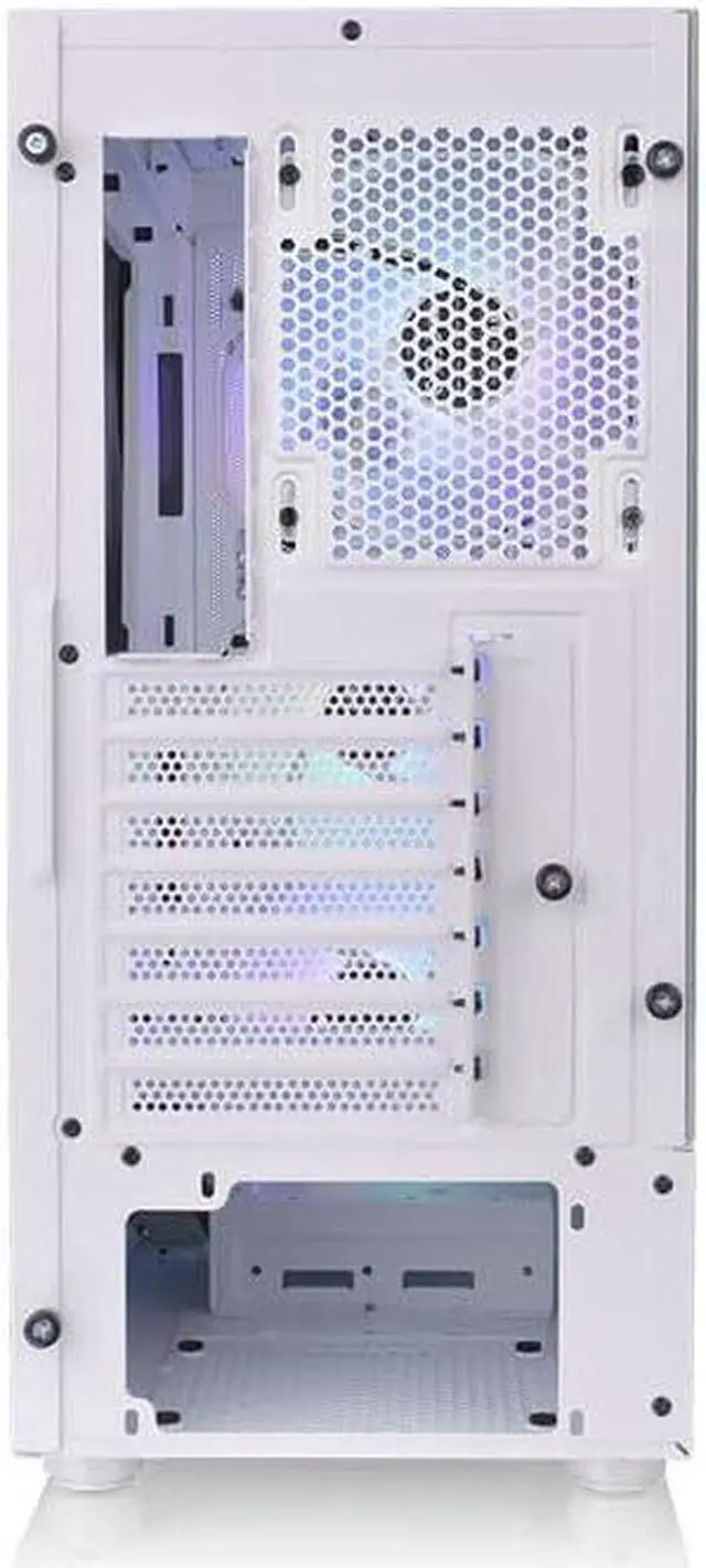 Alt view image 5 of 6 - Thermaltake S200 Plus TG ARGB Snow ATX Tempered Glass Mid Tower Gaming Computer Chassis with 120mm ARGB Lite Front Fan Pre-Installed CA-1X2-00M6WN-01