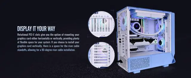 Alt view image 9 of 20 - Thermaltake Ceres 350 MX Hydrangea Blue Mid Tower ATX Case; 3 Pre-installed ARGB White Fans; Dual Front Panels; Hidden-Connector Motherboard Compatible; CA-1Z3-00MFWN-00