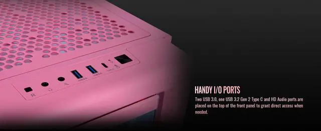 Alt view image 18 of 20 - Thermaltake Ceres 350 MX Bubble Pink Mid Tower ATX Case; 3 Pre-installed ARGB Fans; Dual Front Panels; Hidden-Connector Motherboard Compatible; CA-1Z3-00MAWN-00