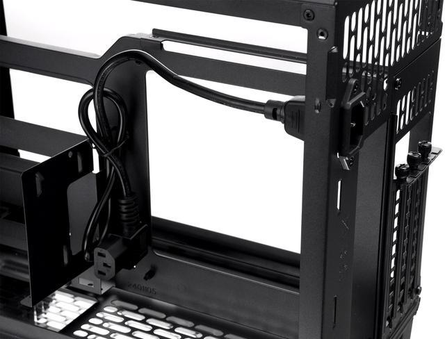 Alt view image 12 of 15 - Thermaltake TR100 SFF Chassis mITX Support 18.9 Liters PCIe 4.0 Riser Cable Included 360mm GPU Clearance 280mm Radiator Support Removable PCIe Bracket, Black, CA-11A-00S1NN-00