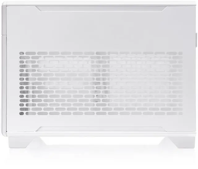 Alt view image 4 of 12 - Thermaltake TR100 SFF Chassis mITX Support 18.9 Liters PCIe 4.0 Riser Cable Included 360mm GPU Clearance 280mm Radiator Support Removable PCIe Bracket, Snow, CA-11A-00S6NN-00