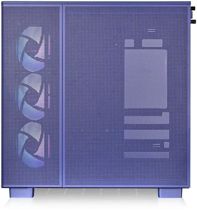 Alt view image 3 of 8 - Thermaltake View 380 XL TG ARGB; 4x120mm ARGB Lite Fans Included; 360mm Radiator Support; 420mm GPU Clearance; Hidden Connector Support; Dual Chamber; Future Dusk; CA-11E-00MNWN-00