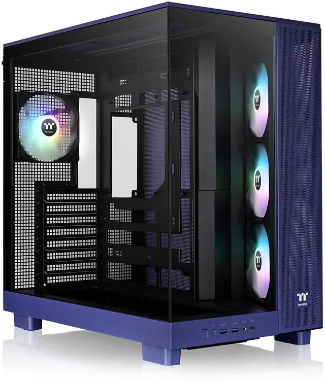 Main image of Thermaltake View 380 XL TG ARGB; 4x120mm ARGB Lite Fans Included; 360mm Radiator Support; 420mm GPU Clearance; Hidden Connector Support; Dual Chamber; Future Dusk; CA-11E-00MNWN-00