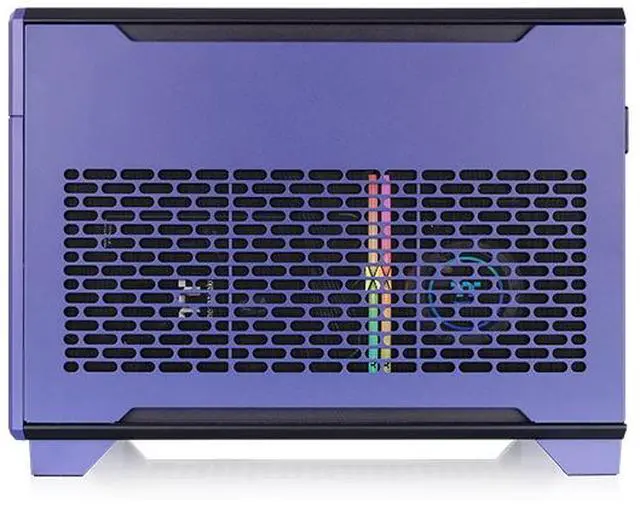 Alt view image 3 of 5 - Thermaltake TR100 SFF Chassis; mITX Support; 18.9 Liters; PCIe 4.0 Riser Cable Included; 360mm GPU Clearance; 280mm Radiator Support; Removable PCIe Bracket; Future Dusk; CA-11A-00SNNN-00