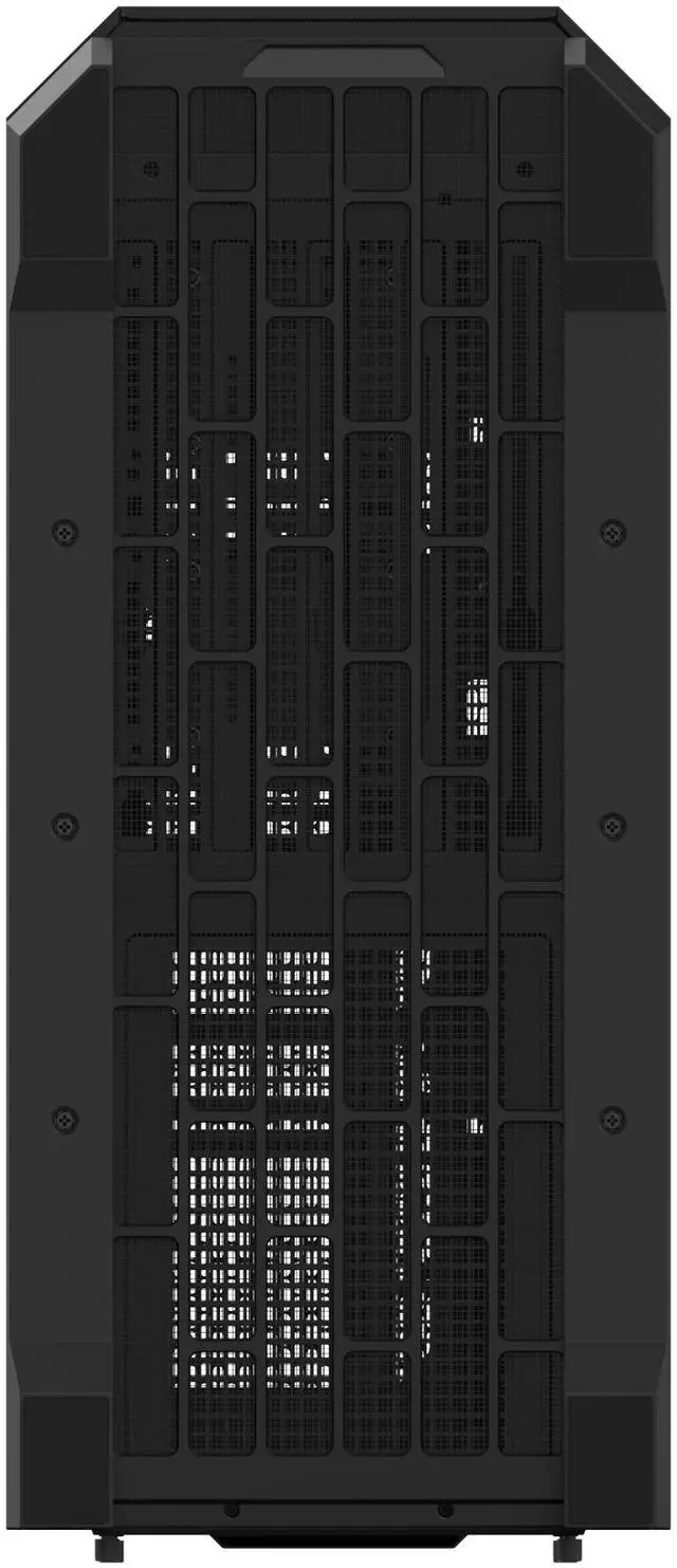 Alt view image 3 of 9 - Thermaltake View 600 TG; Full Tower; 420mm Radiator Support; 480mm GPU Clearance; Hidden Connector Support; Rotatable PCIe Slots; 220mm PSU Clearance; Black; CA-11H-00F1WN-00