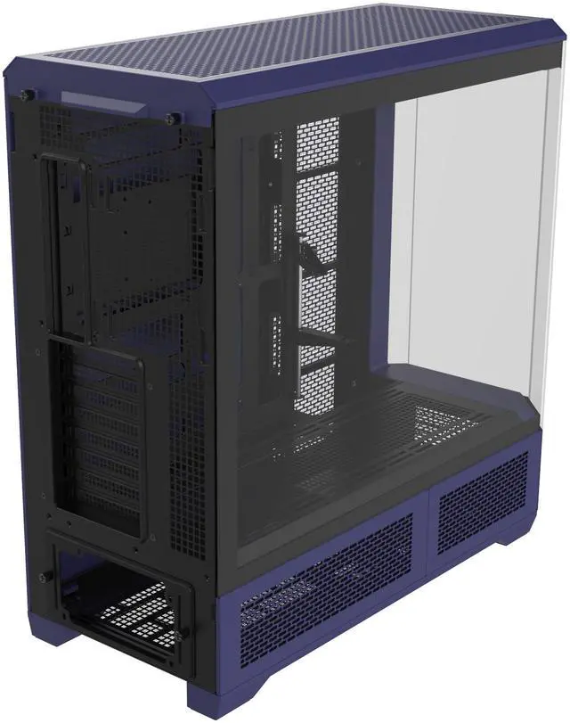 Alt view image 8 of 8 - Thermaltake View 600 TG; Full Tower; 420mm Radiator Support; 480mm GPU Clearance; Hidden Connector Support; Rotatable PCIe Slots; 220mm PSU Clearance; Future Dusk; CA-11H-00FNWN-00