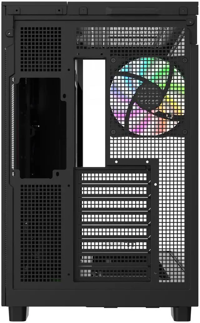 Alt view image 6 of 8 - Thermaltake View 380 XL WS ARGB; Mid Tower Chassis; Side Wood Trim; 4x120mm ARGB Lite Fans Included; 360mm Radiator Support; 420mm GPU Clearance; 180mm Max PSU Length; 160mm Air Cooler Max Height; ATX/mATX/mITX; Hidden Connector Support