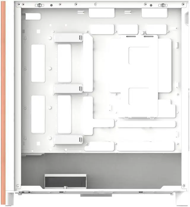 Alt view image 5 of 10 - Thermaltake S370 WS; Mid Tower Chassis; Wood Front Trim; 4x120mm CT120 PWM Fans Included; 360mm Radiator Support; 410mm GPU Clearance; 200mm Max PSU Length; 175mm Air Cooler Max Height; E-ATX/ATX/mATX/mITX; Hidden Connector Support