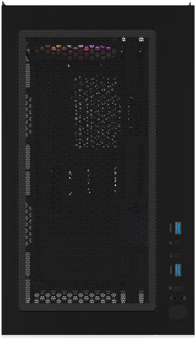 Alt view image 6 of 8 - Thermaltake View 170 WS ARGB; Micro Chassis; Bottom Wood Trim; 3x120mm ARGB Lite Fans Included; 280mm Radiator Support; 340mm GPU Clearance; 180mm Max PSU Length; 160mm Air Cooler Max Height; mATX/mITX; Black; CA-1Z4-00M1WN-WS