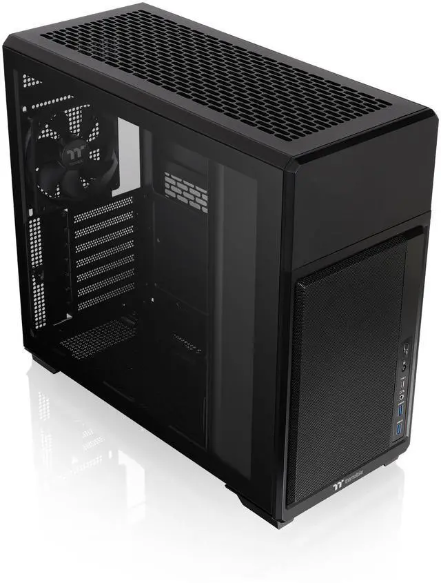 Alt view image 7 of 9 - Thermaltake TR300; Mid Tower; 1x120mm PWM Fan Included; ATX/mATX/mITX Support; 360mm Radiator Support; 410mm GPU Clearance; 260mm PSU Clearance; 165mm Air Cooler Clearance; Black; CA-11M-00M1WN-00