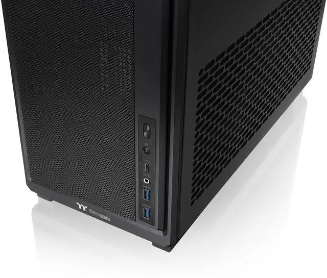 Alt view image 8 of 9 - Thermaltake TR300; Mid Tower; 1x120mm PWM Fan Included; ATX/mATX/mITX Support; 360mm Radiator Support; 410mm GPU Clearance; 260mm PSU Clearance; 165mm Air Cooler Clearance; Black; CA-11M-00M1WN-00