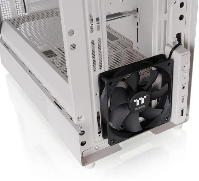 Alt view image 10 of 11 - Thermaltake Retro 260; Micro Chassis; 2x120mm PWM Fans Included; mATX/mITX Support; 280mm Radiator Support; 370mm GPU Clearance; 220mm PSU Clearance; 165mm Air Cooler Clearance; GPU Support Brace