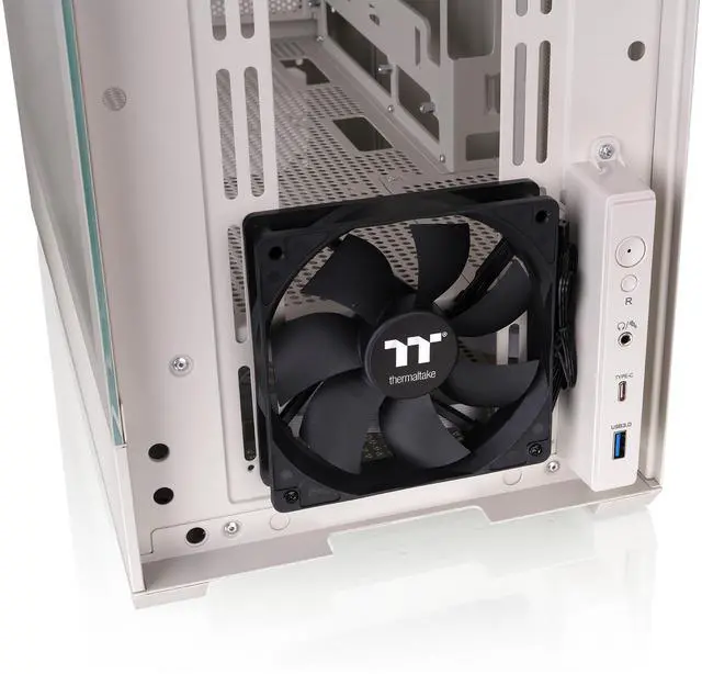 Alt view image 8 of 11 - Thermaltake Retro 360; Mid Tower; 2x120mm PWM Fans Included; ATX/mATX/mITX Support; Hidden Connector Support; 360mm Radiator Support; 400mm GPU Clearance; Vertical GPU Support; Rotatable PCIe Bracket