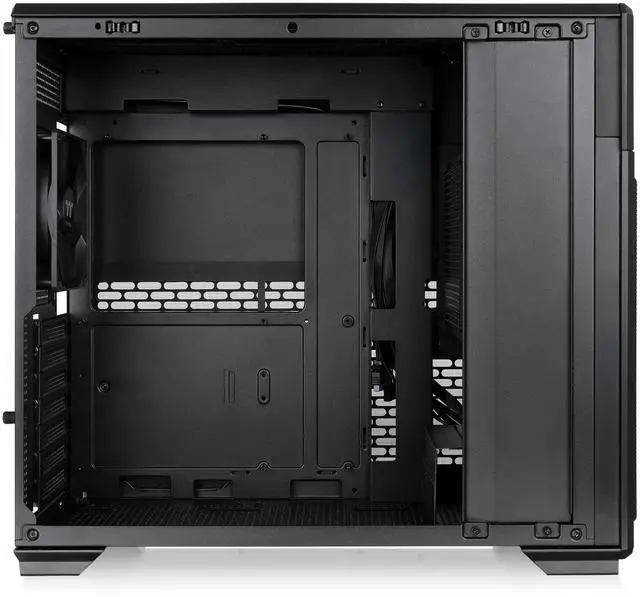 Alt view image 2 of 8 - Thermaltake TR300; Preinstalled 6.0 inch LCD Screen; Mid Tower; 1x120mm PWM Fan Included; ATX/mATX/mITX Support; 360mm Radiator Support; 410mm GPU; 260mm PSU; Black