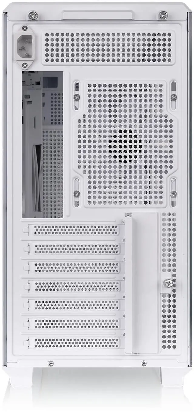Alt view image 5 of 8 - Thermaltake TR300 WS; Preinstalled 6.0 Inch LCD Screen; Wood Trim; Mid Tower; 1x120mm PWM Fan Included; ATX/mATX/mITX Support; 360mm Radiator Support; 410mm GPU; 260mm PSU; Snow