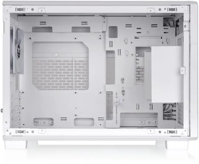 Alt view image 2 of 8 - Thermaltake TR200; Preinstalled 6.0 Inch LCD Screen; Micro Chassis; 1x120mm PWM Fan Included; mATX/mITX Support; 360mm Radiator Support; 365mm GPU Clearance; 258mm PSU; 175mm Air Cooler; Snow