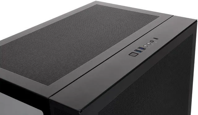 Alt view image 8 of 9 - Thermaltake CAPO X; Dual System Chassis; mATX/mITX; 4mm Curved TG; mATX Hidden Connector Support; 420mm Radiator Support; 420mm GPU Clearance; 250mm PSU Clearance; 180mm Air Cooler Clearance; Black