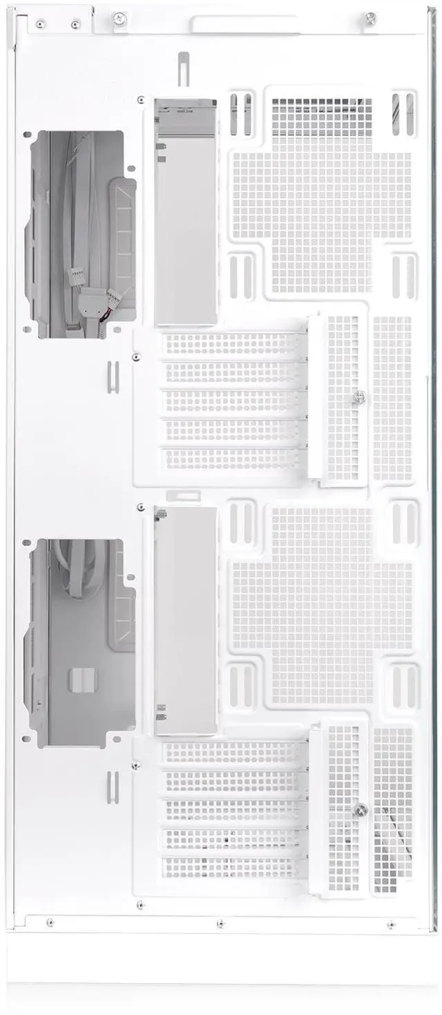 Alt view image 3 of 11 - Thermaltake CAPO X; Dual System Chassis; mATX/mITX; 4mm Curved TG; mATX Hidden Connector Support; 420mm Radiator Support; 420mm GPU Clearance; 250mm PSU Clearance; 180mm Air Cooler Clearance; Snow