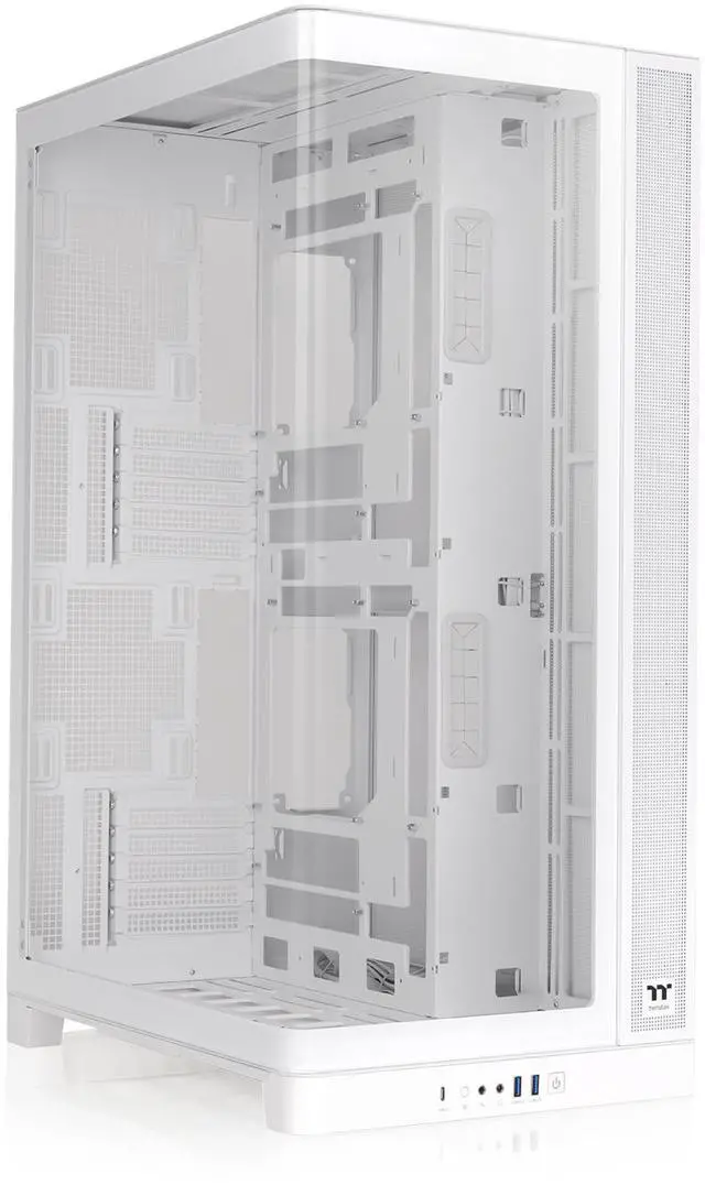 Main image of Thermaltake CAPO X; Dual System Chassis; mATX/mITX; 4mm Curved TG; mATX Hidden Connector Support; 420mm Radiator Support; 420mm GPU Clearance; 250mm PSU Clearance; 180mm Air Cooler Clearance; Snow