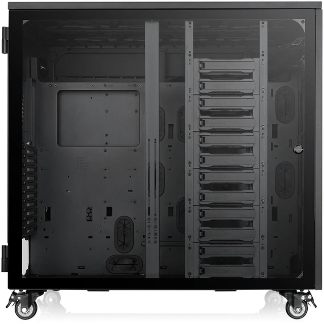 Alt view image 3 of 15 - Thermaltake AX1000 TG; Super Tower Chassis; Dual-System Workstation Support; SSI-CEB/SSI-EEB/XL-ATX/E-ATX/ATX/mATX/mITX; Hidden Connector Support; 420mm AIO Radiator Support; 560mm DIY Radiator-Black