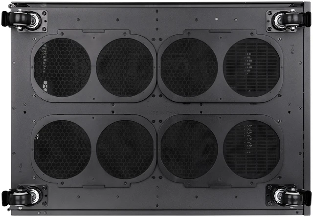 Alt view image 11 of 15 - Thermaltake AX1000 TG; Super Tower Chassis; Dual-System Workstation Support; SSI-CEB/SSI-EEB/XL-ATX/E-ATX/ATX/mATX/mITX; Hidden Connector Support; 420mm AIO Radiator Support; 560mm DIY Radiator-Black