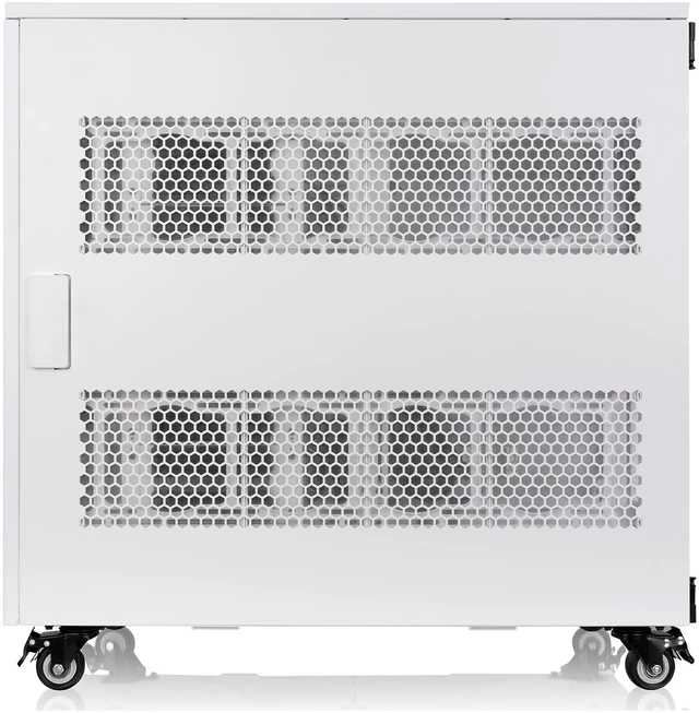 Alt view image 7 of 18 - Thermaltake AX1000 TG; Super Tower Chassis; Dual-System Workstation Support; SSI-CEB/SSI-EEB/XL-ATX/E-ATX/ATX/mATX/mITX; Hidden Connector Support; 420mm AIO Radiator Support; 560mm DIY Radiator -Snow
