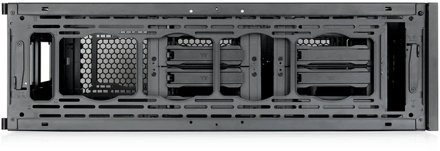 Alt view image 2 of 13 - Thermaltake AX200 Pedestal; For use with AX1000 Chassis; 560mm Radiator Support; Supports up to nine 120/140mm Fans; Supports up to sixteen 3.5" or 2.5" Drives; Dual PSU up to 220mm; Black