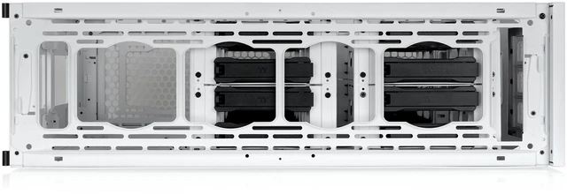 Alt view image 2 of 15 - Thermaltake AX200 Pedestal; For use with AX1000 Chassis; 560mm Radiator Support; Supports up to nine 120/140mm Fans; Supports up to sixteen 3.5" or 2.5" Drives; Dual PSU up to 220mm; Snow