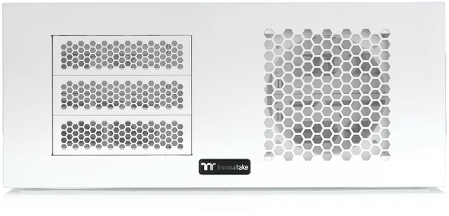 Alt view image 4 of 15 - Thermaltake AX200 Pedestal; For use with AX1000 Chassis; 560mm Radiator Support; Supports up to nine 120/140mm Fans; Supports up to sixteen 3.5" or 2.5" Drives; Dual PSU up to 220mm; Snow