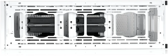 Alt view image 7 of 15 - Thermaltake AX200 Pedestal; For use with AX1000 Chassis; 560mm Radiator Support; Supports up to nine 120/140mm Fans; Supports up to sixteen 3.5" or 2.5" Drives; Dual PSU up to 220mm; Snow