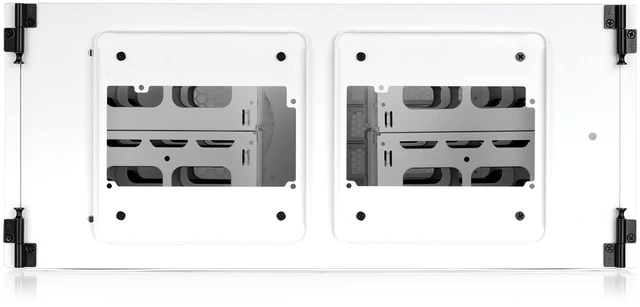 Alt view image 8 of 15 - Thermaltake AX200 Pedestal; For use with AX1000 Chassis; 560mm Radiator Support; Supports up to nine 120/140mm Fans; Supports up to sixteen 3.5" or 2.5" Drives; Dual PSU up to 220mm; Snow