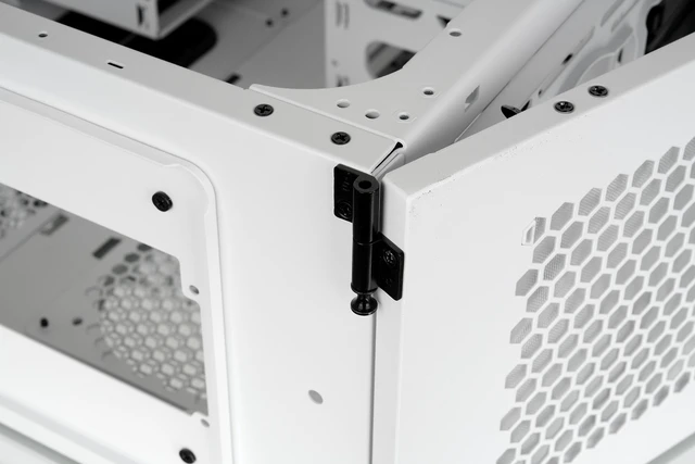 Alt view image 12 of 15 - Thermaltake AX200 Pedestal; For use with AX1000 Chassis; 560mm Radiator Support; Supports up to nine 120/140mm Fans; Supports up to sixteen 3.5" or 2.5" Drives; Dual PSU up to 220mm; Snow