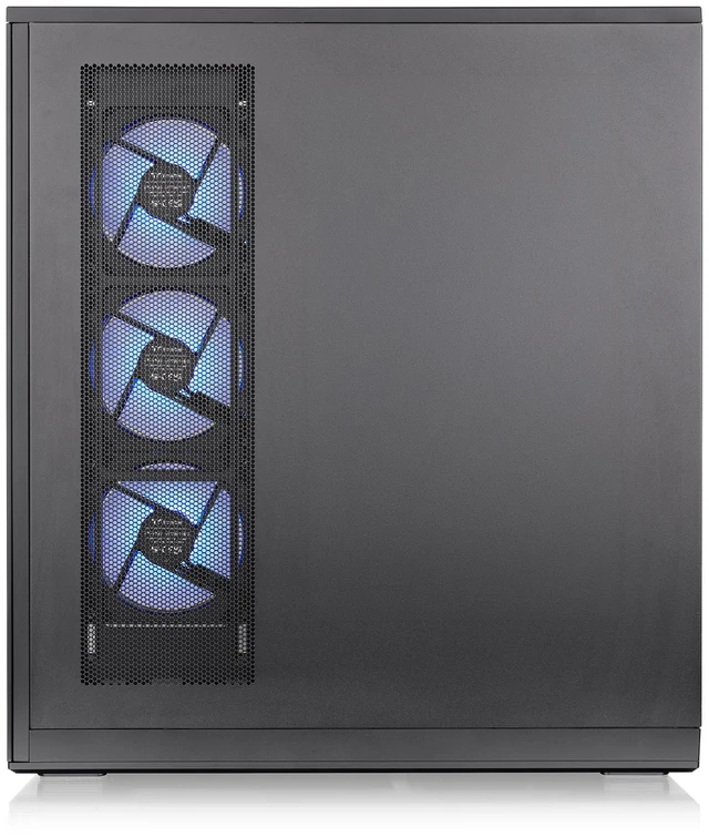 Alt view image 5 of 9 - Thermaltake Stage 450 TG ARGB; Mid Tower Chassis; 3x120mm Infinity ARGB Reverse PWM fans, 1x120mm Infinity ARGB PWM fan; mITX/mATX/ATX Support; 360mm Radiator Support; Black; CA-12B-00M1WN-00