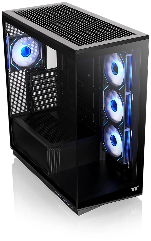 Main image of Thermaltake Stage 450 TG ARGB; Mid Tower Chassis; 3x120mm Infinity ARGB Reverse PWM fans, 1x120mm Infinity ARGB PWM fan; mITX/mATX/ATX Support; 360mm Radiator Support; Black; CA-12B-00M1WN-00