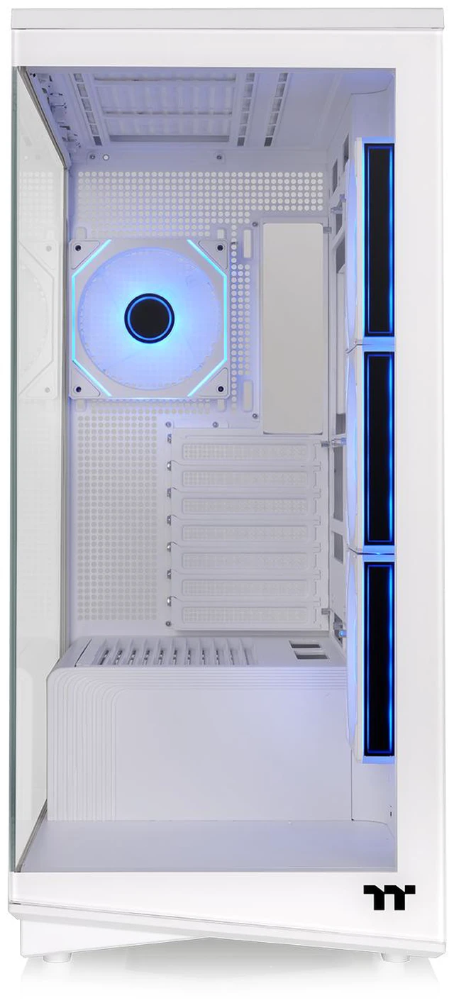 Alt view image 6 of 9 - Thermaltake Stage 450 TG ARGB; Mid Tower Chassis; 3x120mm Infinity ARGB Reverse PWM fans, 1x120mm Infinity ARGB PWM fan; mITX/mATX/ATX Support; 360mm Radiator Support; Snow; CA-12B-00M6WN-00