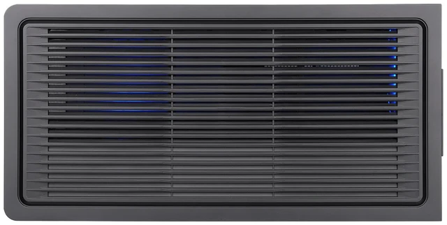Alt view image 8 of 10 - Thermaltake Stage 500 TG ARGB; Mid Tower Chassis; Wood Trim Base; 4mm Curved Tempered Glass; 3x120mm Infinity ARGB Reverse PWM fans, 1x120mm Infinity ARGB PWM fan; mITX/mATX/ATX;Black; CA-12A-00M1WN-0