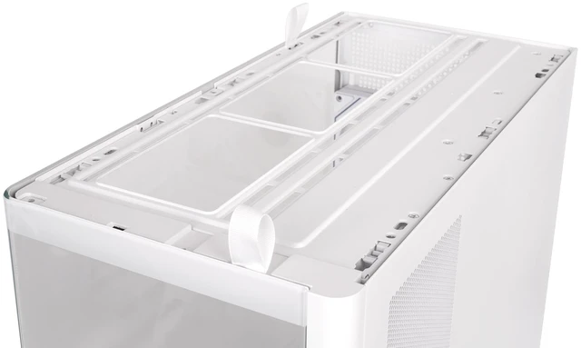 Alt view image 10 of 11 - Thermaltake Stage 500 TG ARGB; Mid Tower Chassis; Wood Trim Base; 4mm Curved Tempered Glass; 3x120mm Infinity ARGB Reverse PWM fans, 1x120mm Infinity ARGB PWM fan; mITX/mATX/ATX;Snow; CA-12A-00M6WN-00