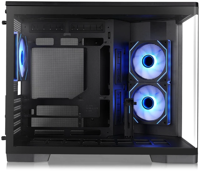 Alt view image 3 of 10 - Thermaltake Arcus 280 TG ARGB; Micro Tower Chassis; 4mm Curved Tempered Glass; 2x120mm Infinity ARGB Reverse PWM fans, 1x120mm Infinity ARGB PWM fan; mITX/mATX Support; Black; CA-11Y-00M1WN-00