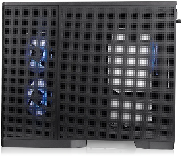 Alt view image 5 of 10 - Thermaltake Arcus 280 TG ARGB; Micro Tower Chassis; 4mm Curved Tempered Glass; 2x120mm Infinity ARGB Reverse PWM fans, 1x120mm Infinity ARGB PWM fan; mITX/mATX Support; Black; CA-11Y-00M1WN-00