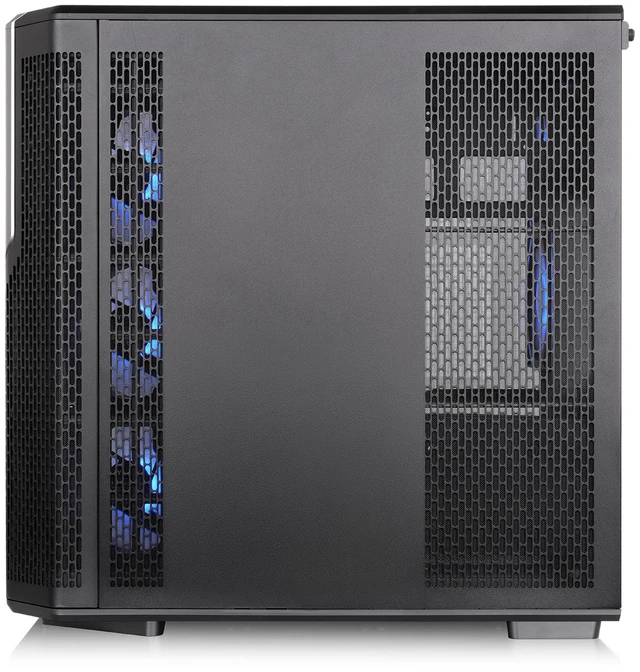 Alt view image 7 of 13 - Thermaltake View 590 TG ARGB; Mid Tower; 4mm Curved Tempered Glass; 3x120mm Infinity ARGB Reverse PWM fans, 2x120mm Infinity ARGB PWM Fans; mITX/mATX/ATX Support; Black; CA-12C-00M1WN-01