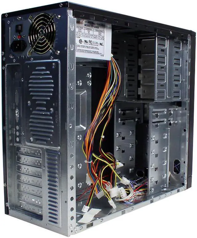 Alt view image 5 of 8 - DYNAPOWER USA 86B2 Black Steel ATX Mid Tower Computer Case 430W Power Supply