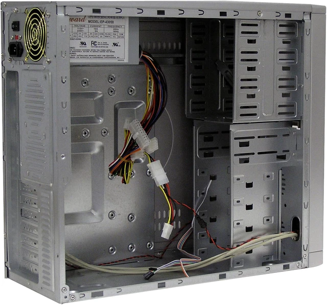 DYNAPOWER USA Z 8815 Silver/Blue Computer Case - Newegg.com