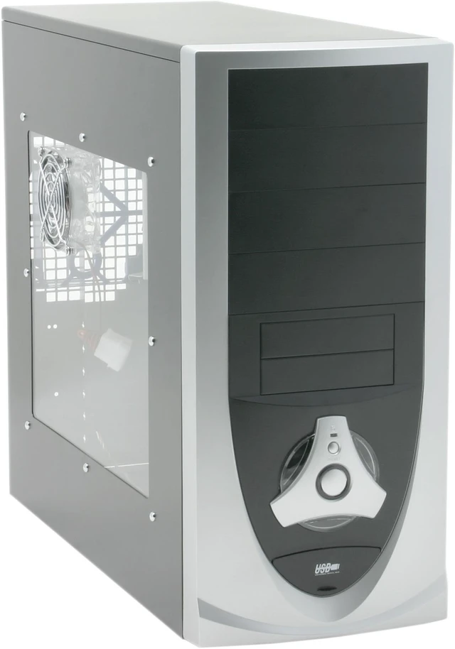 DYNAPOWER USA SuperBien Black/ Silver Computer Case - Newegg.com