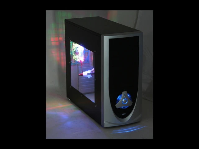 DYNAPOWER USA SuperBien Black/ Silver Computer Case - Newegg.com