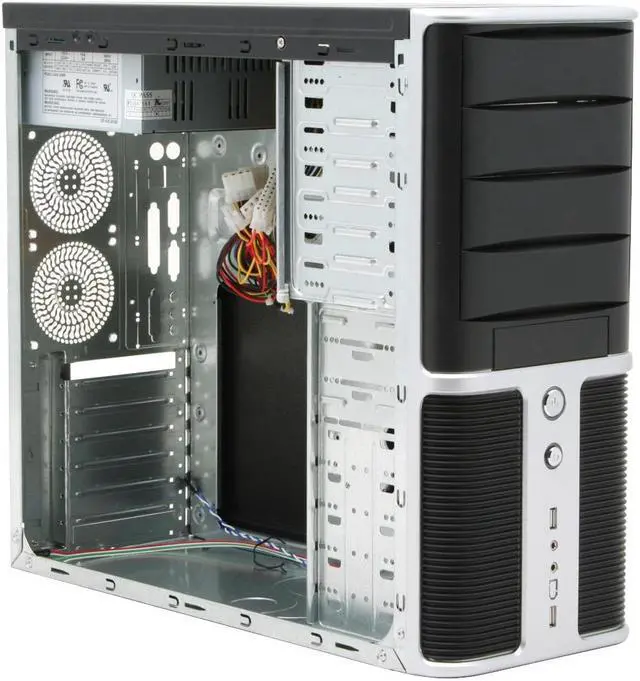 Alt view image 10 of 14 - DYNAPOWER USA Titan C2914.25.M158 Black SGCC Steel ATX Mid Tower Computer Case PEAK: 430W Power Supply