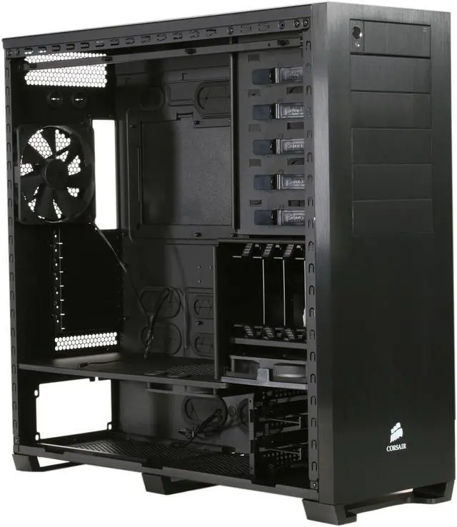 Alt view image 8 of 10 - Corsair Obsidian Series 700D CC700D Black Aluminum / Steel ATX Full Tower Computer Case