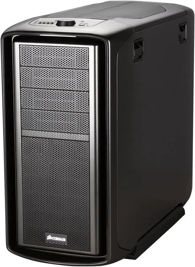 Alt view image 3 of 10 - Corsair Graphite Series 600T Black Steel / Plastic ATX Mid Tower Computer Case